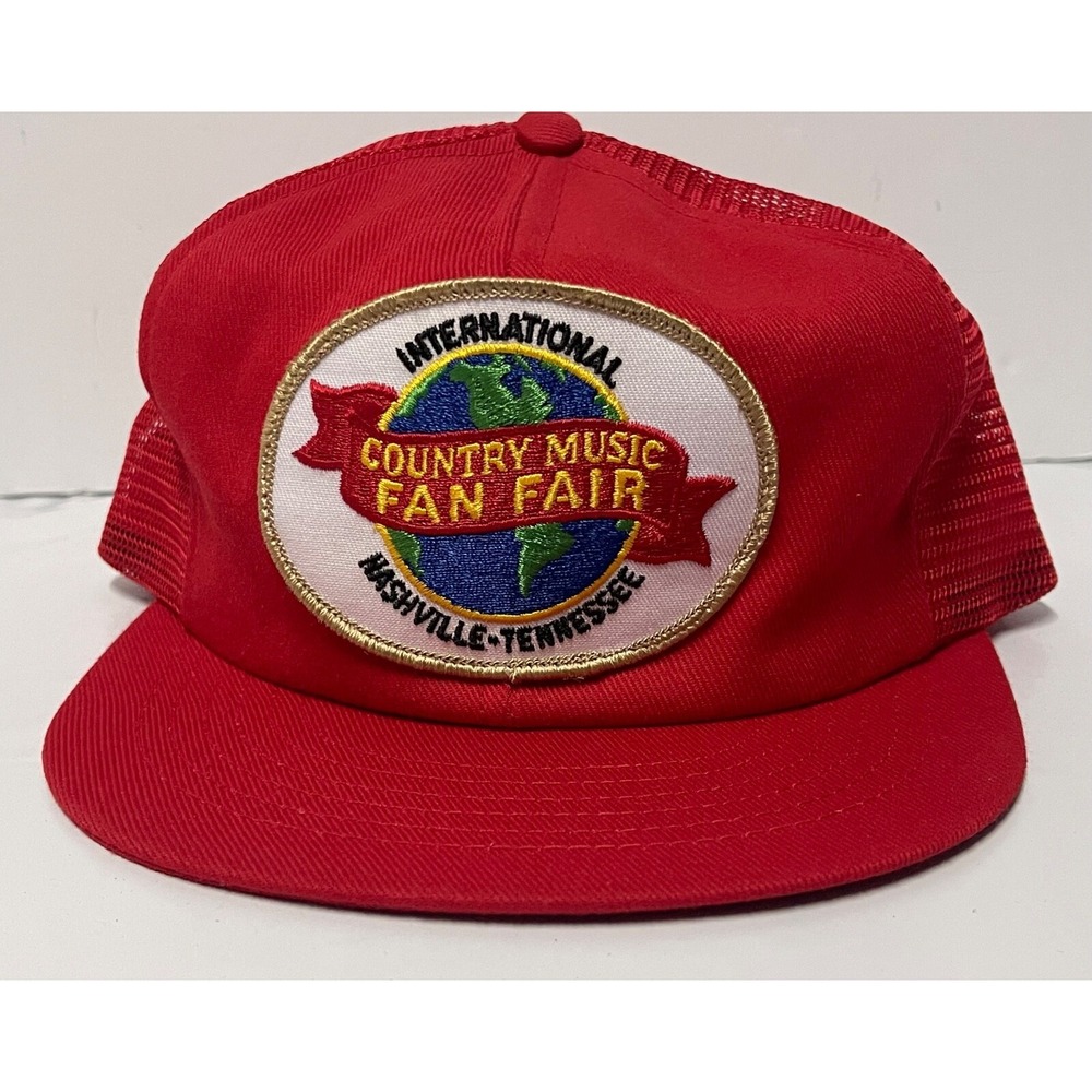 COUNTRY MUSIC FAN‎ FAIR NASHVILLE TENNESSEE INTERNATIONAL CAP RED